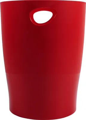 Immagine prodotto di Contenitore per rifiuti in polipropilene, 15 litri, color rosso carminio traslucido, modello ECOBIN di Exacompta