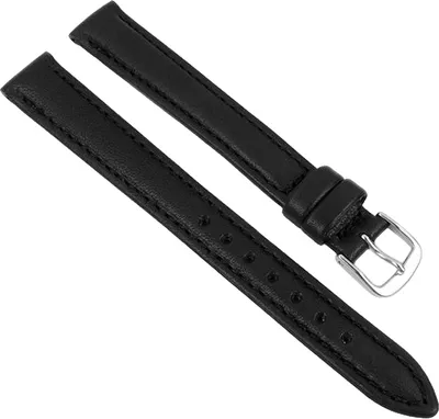 Produktbild von Eulit Taurus Ersatzband Uhrenarmband Leder Taurus schwarz 14mm XL