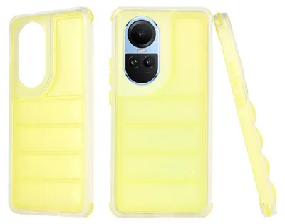 Produktbild von Techsuit Wave Shield Back Cover Hülle für Oppo Reno10/Reno10 Pro - Gelb