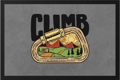Produktbild von Climb Fußmatte Berge Bergsteigen Bouldern Klettern Sport Freizeit Hügel Halle Felsen Bergsteiger Kletterschuhe