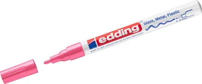 Produktbild von Glanzlack-Marker edding 751 1-2mm rosa Packung mit 10 Stück