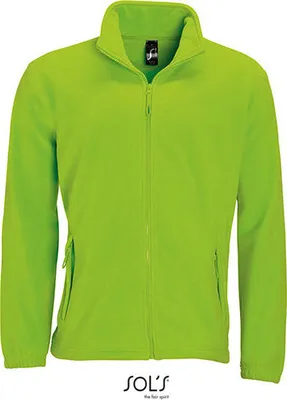 Immagine prodotto di SOLs 55000 | Giacca in pile North / Giacca da uomo fino a 5XL - Colore: Lime - Taglia: 5XL