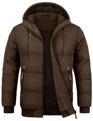 Productafbeelding van Solidchoice - Heren Winterjack met Capuchon en Rits