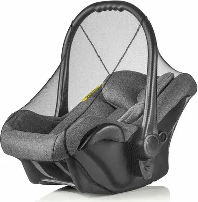 Image de reer BiteSafe Moustiquaire pour coque bébé, moustiquaire, filet anti-moustiques, polyester, noir, 87011