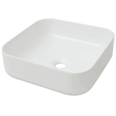 Immagine prodotto di vidaXL Lavabo quadrato in Vetroceramica bianca 39x39x13,5 cm