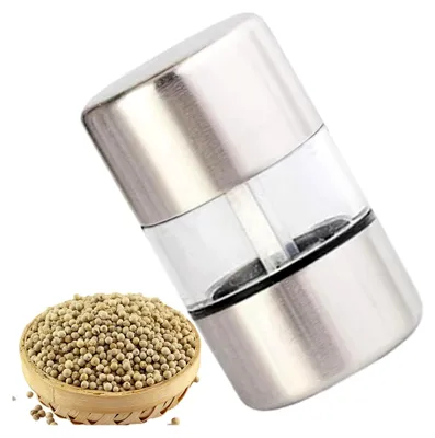 Produktbild von Manuelle Salzmühle aus Edelstahl, nachfüllbar