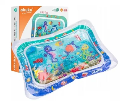 Obrázok produktu pre Detská interaktívna nafukovacia vodná podložka Akuku morský svet