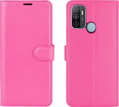 Produktbild von Mobigear Classic  OPPO A53s Hülle Klapphülle Geldbörse - Magenta