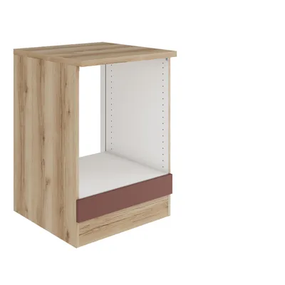 Produktbild von Optifit Herdumbauschrank Bari407 BxTxH 60 x 60 x 84,8 cm rostrot matt zerlegt KUBA U634-9+