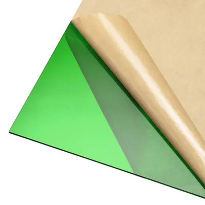 Acrylplatte 300x300x3 mm, dunkelgrün transparent, PMMA
