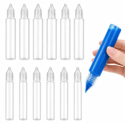 Immagine prodotto di Bottiglie di plastica per liquidi, confezione da 12 pezzi, da 30 ml e 15 ml, ideali per il dosaggio