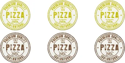 Zdjęcie produktu dla Excelsa zestaw 6 wysokiej jakości porcelanowych talerzy do pizzy 31,5 cm Kolorowy