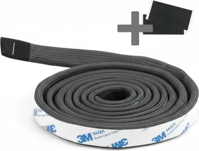 Zdjęcie produktu dla Taśma uszczelniająca BBQ-Toro do kamado Ø 32 cm, 2 metry x 20 mm, zestaw uszczelniający z siatki drucianej