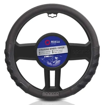 Produktbild von SPARCO SPCS101BK Lenkradbezug Ø37-38cm Schwarz Lenkradhülle