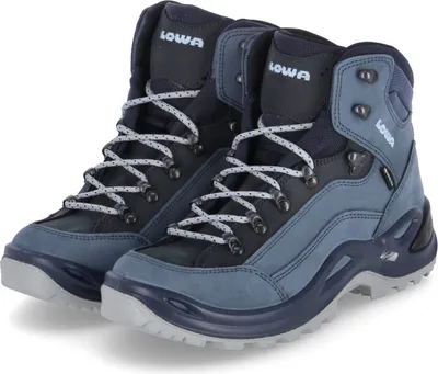 Produktbild von Lowa Trekkingschuhe RENEGADE GTX MID Damen Rauleder Blau Größe: 6