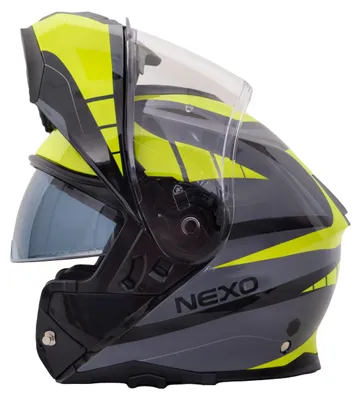 Produktbild von Nexo Klapphelm Comfort II mit Klarvisier, Sonnenblende, ECE 22/05