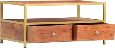Produktbild von vidaXL Couchtisch 90 x 50 x 40 cm Massivholz Akazie