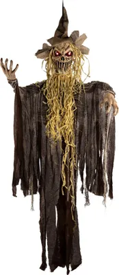 Produktbild von Zerfledderte Vogelscheuche Halloween Animatronic 153cm