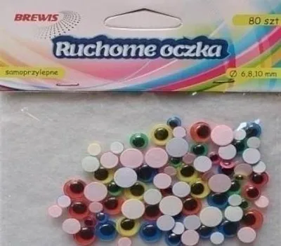Immagine prodotto di Occhi colorati in movimento 80 pezzi