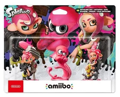 Produktbild von amiibo Oktoling-Mädchen, Oktoling-Junge und Oktoling-Oktopus 3in1 Set