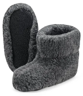 Productafbeelding van Unisex schapenvacht slippers voor warmte en comfort