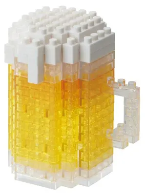 Imagen del producto de Nanoblock, Cerveza, Kit de construcción, 180 piezas