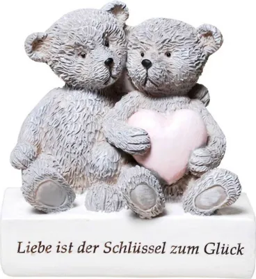 Produktbild von Bärchen-Paar "Liebe ist der Schlüssel zum Glück"