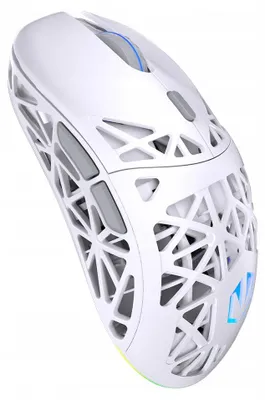 Produktbild von ENDORFY Kabellose Gaming-Maus LIV Wireless Onyx White, RGB, 2.4 GHz, BT