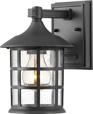 Immagine prodotto di Applique da esterno in vetro H: 23,8 cm IP44 nero E27 lampada da esterno vintage a parete