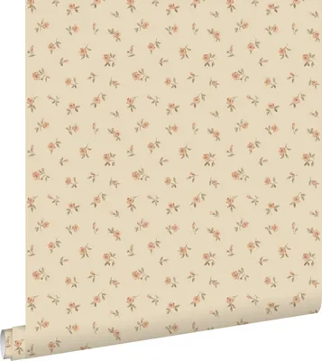 Obrázek produktu pro ESTAhome tapeta květinový vzor béžová 53 cm x 10,05 m
