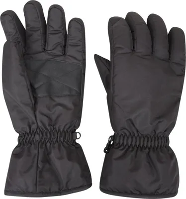Mountain Warehouse Classic Wasserdichte Herrenhandschuhe – Schwarz, Medium