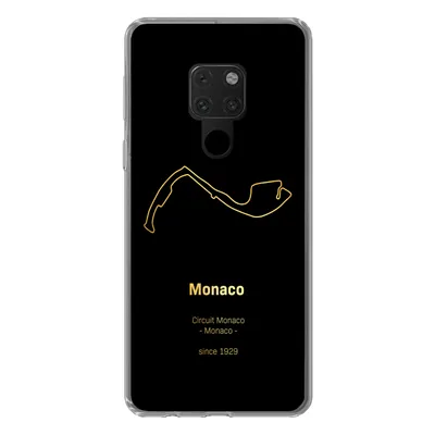 Produktbild von MuchoWow® Handyhülle Schutzhülle Hülle für Huawei P40 Lite Formel 1 - Monaco - Rennstrecke Silikon Softcase Handy Hülle - Handy