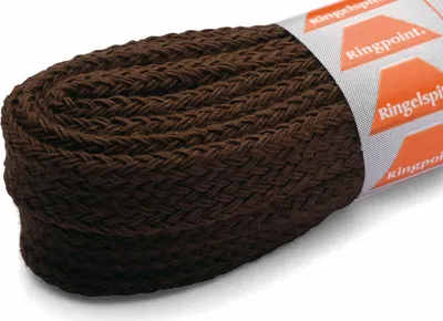 Produktbild von RINGELSPITZ - Flach Sport Schnürsenkel – Robust und Stylisch - 120 cm, mittelbraun