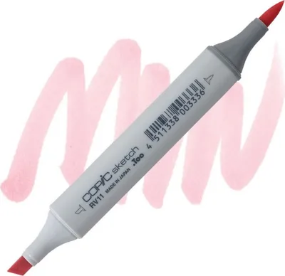 Image de Pinceau et burin double face COPIC Sketch, RV11 rose
