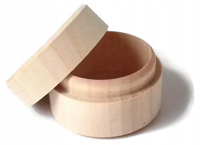 Produktbild von Akademiadrewna Mini Holzbox Schmuckkästchen Decoupage 4cm