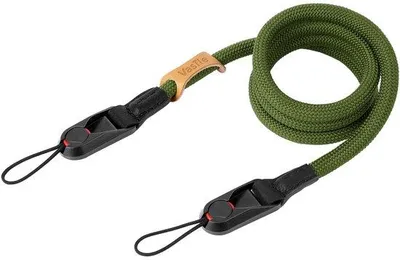 Productafbeelding van camerariem met snelsluiting, nylon nekriem voor camera, voor DSLR of spiegelloos, groen