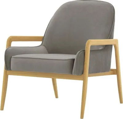 Image de Fauteuil Turin-Velluto 17-like oak