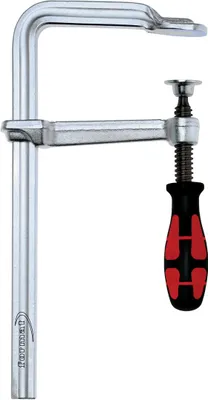 Produktbild von FORMAT Ganzstahl-Schraubzwinge 600x120mm 2K-Griff, Spannweite:600 mm, Ausladung:120 mm