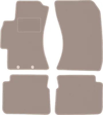 Obrázok produktu pre Velúrové koberčeky do auta pre Subaru Forester III SUV (2008-2013) - béžové LUX koberčeky (4 kusy)