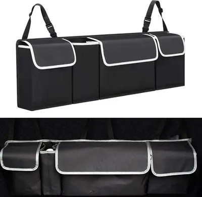 Immagine prodotto di Borsa bagagliaio auto stoccaggio auto sedile posteriore accessori borsa organizzatore appeso