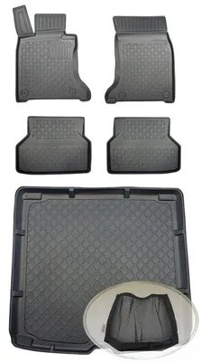 Produktbild von SET Kofferraumwanne Gummifußmatten für BMW 5er E61 Touring Kombi 5-türer 2004-2010