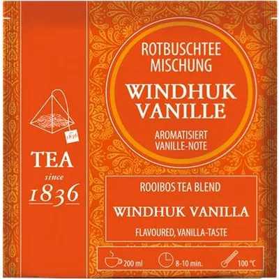 Produktbild von Rotbuschteemischung Windhuk Vanille aromatisiert 50 Pyramidenbeutel im Sachet à 3,5 g