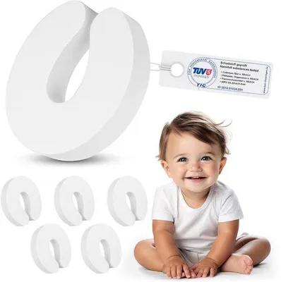 Immagine prodotto di Set di sicurezza per bambini in schiuma EVA bianca per porte