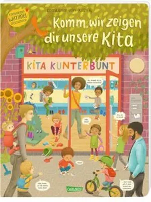 Immagine prodotto di Komm, wir zeigen dir unsere Kita (Constanze von Kitzings Wimmelgeschichten 1)