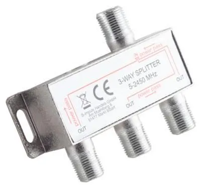 Produktbild von F-Serie; Stammverteiler 3-fach; 5-2400 MHz DC 85dB