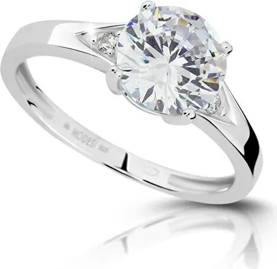 Immagine prodotto di Anello di fidanzamento in argento JA17247CZ - Circonferenza: 54 mm.