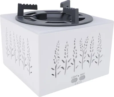 Zdjęcie produktu dla Dyfuzor do aromaterapii 3 w 1 Wielofunkcyjny, cichy, kolorowy nawilżacz powietrza o zapachu płomienia do domu z wtyczką UE 100-240V