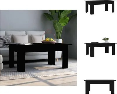 Produktbild von vidaXL Couchtisch Schwarz 100x60x42 cm Holzwerkstoff -  Couchtische