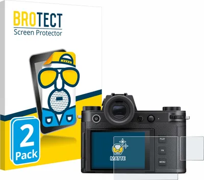 Produktbild von 2x BROTECT Schutzfolie für Leica SL3-S (Display + Schulterdisplay) Displayschutz Displayschutzfolie Folie Matt Entspiegelungsfolie