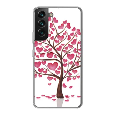 Produktbild von MuchoWow® Handyhülle Schutzhülle Hülle für Samsung Galaxy S22 Plus Eine Illustration eines Baumes mit Herzen Silikon Softcase Handy Hülle - Schutzabdeckung